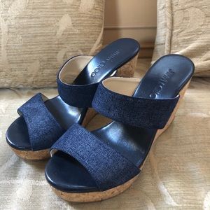 Jimmy Choo Denim Wedges